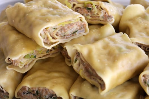 Swabian meat-filled dumplings