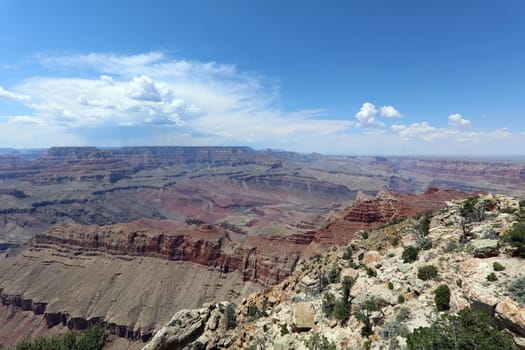 South Rim in Grand Canyon National Park. Arizona. USA