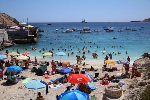 The Beach of Hondoq Bay. Island of Gozo. Malta