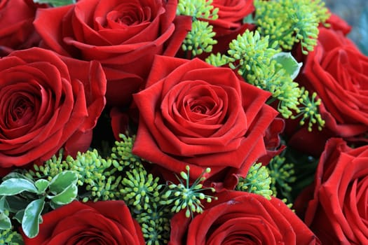 Bouquet of wonderful red Roses