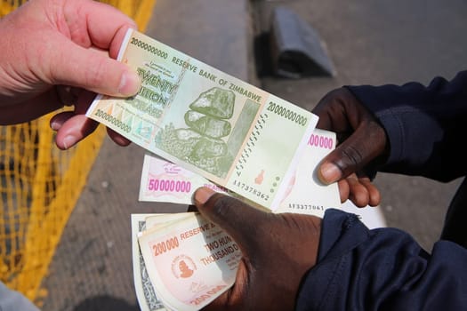 Changing Zimbabwe Dollar
