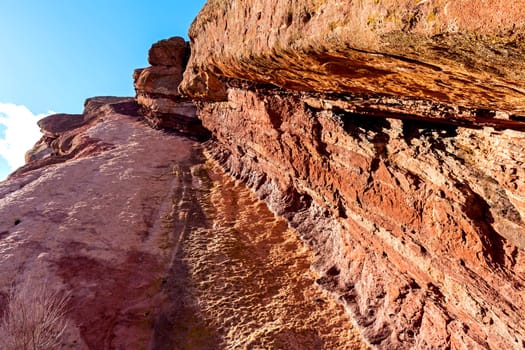 Red Rock canyon at morning in Utah.