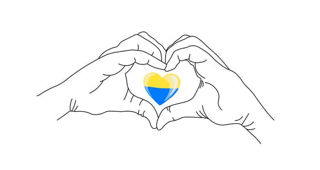 Stay with Ukraine. Vector stickers in support of Ukraine. yellow-blue background, t-shirt print. the concept of stop the war.