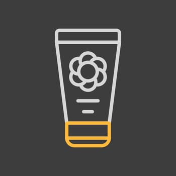 Baby cream moisturizer vector icon. Graph symbol for children and newborn babies web site and apps design, logo, app, UI