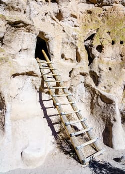 Cavates - natural cavities in the cliff face expanded by ancestral puebloans