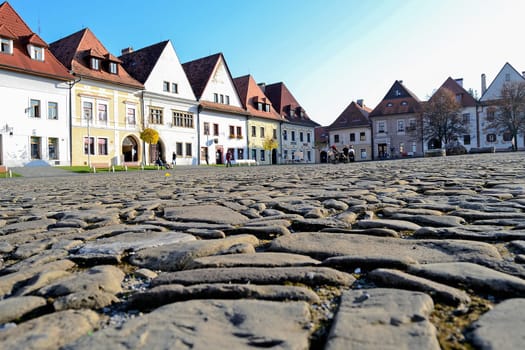 Historic Town Square in Bardejov, Slovakia