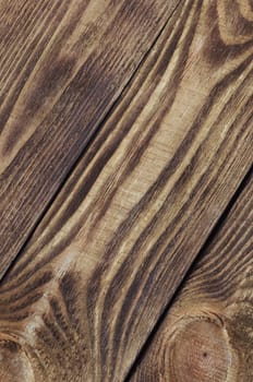 Background of textured boards of light wood arranged from diagonally