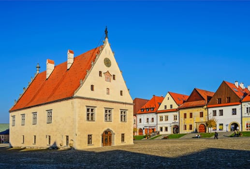 Historic Town Square in Bardejov, Slovakia