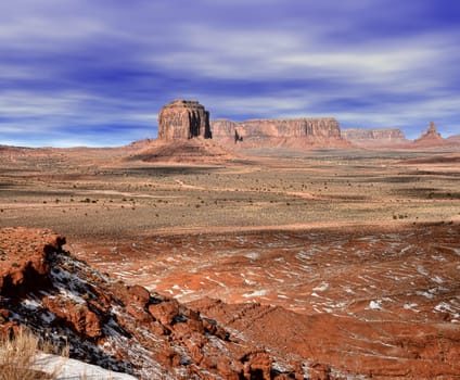 Monument Valley north east Arizona Navajo Nation USA