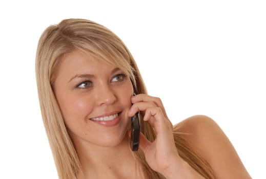 Lovely Girl talking on a Cell Phone