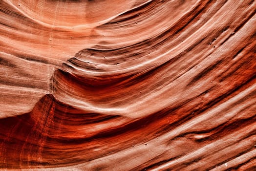 Sunlight coming into Rattlesnake Canyon on the Navajo Indian reservation in Northern Arizona