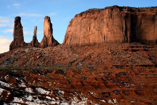 Monument Valley north east Arizona Navajo Nation