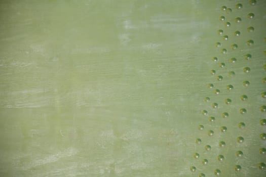 A pastel green as the background.