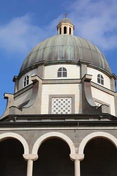 Roman Catholic Chapel at Mount of Beatitudes. Israel