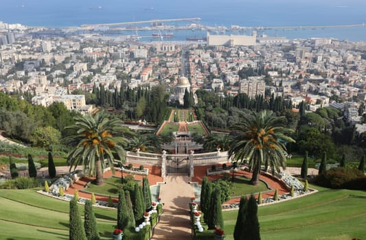 Bahai Garden Terraces. Haifa. Israel