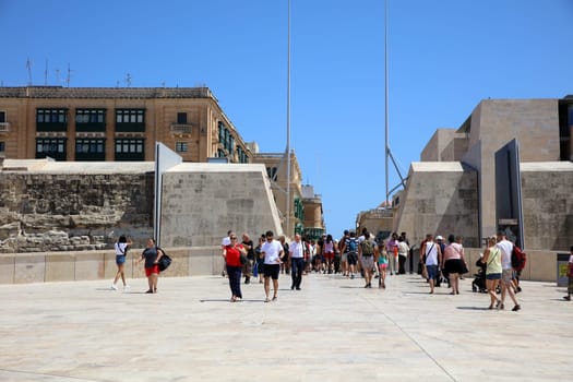 The Main Gate of Valletta. Malta