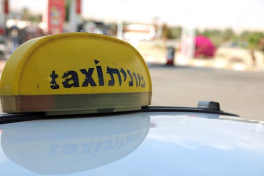 Taxi in Jerusalem. Israel