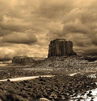 Monument Valley north east Arizona Navajo Nation