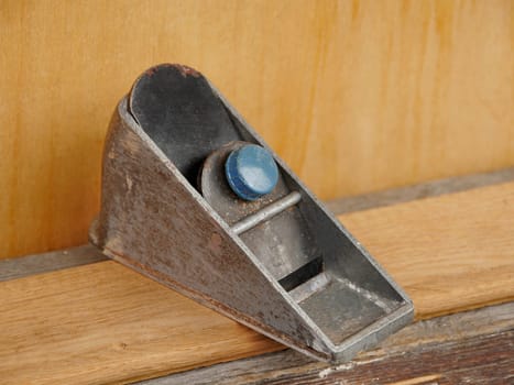 carpenter planer close-up still life
