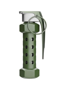 Stun grenade isolated on white background