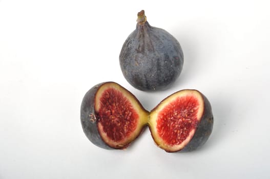 Spanish figs on a white background