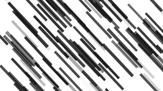 Black stripes on white background. Computer generated 3d render