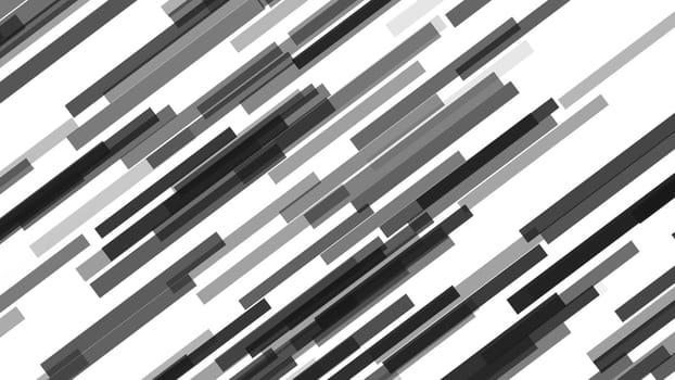 Black stripes on white background. Computer generated 3d render
