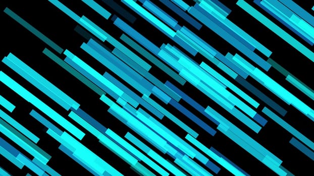 Blue overlap lines. Computer generated 3d render