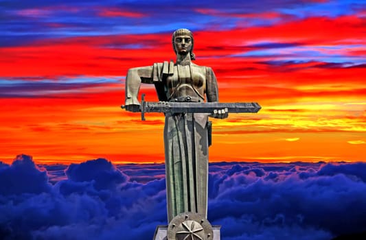 Mother Armenia is a monument in honor of the victory of the Soviet Union in the Great Patriotic War in Yerevan.Date of construction: 1967