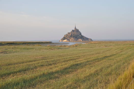 Mont Saint Michel, the Couesnon and salt marshes