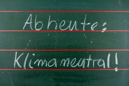School board with note - Today what new