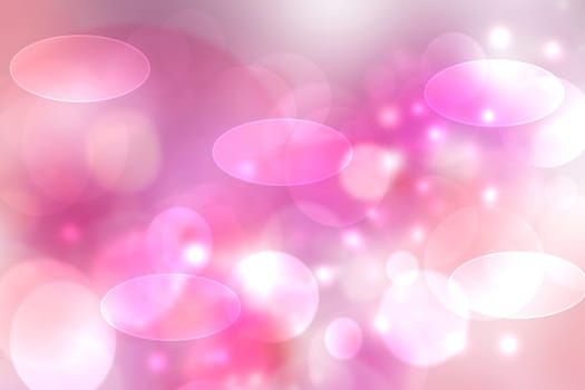 Abstract festive blurred red pink magenta background with light pink bokeh for wedding card or Valentine day.  Romantic textured backdrop with space for your design. Card concept.