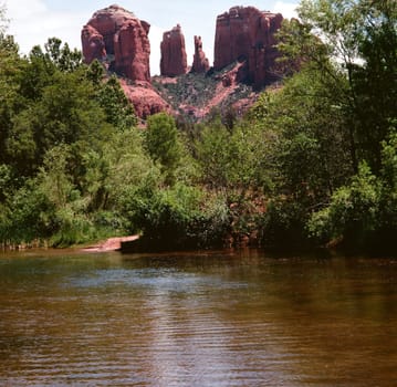 Oak creek at cathedral Rock sedona arizona