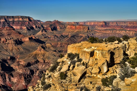 Late afternoon in the Grand Canyon Arizona