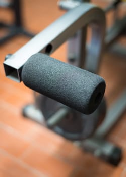 Closeup image of a fitness equipment