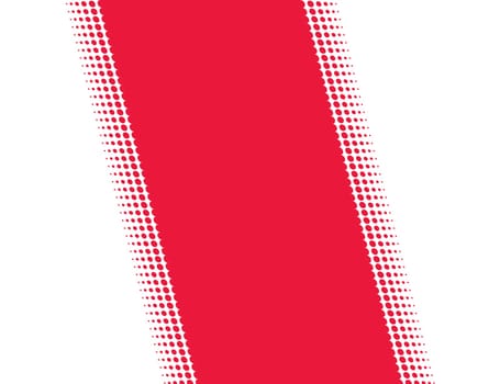 Diagonal red stripe with gradient color