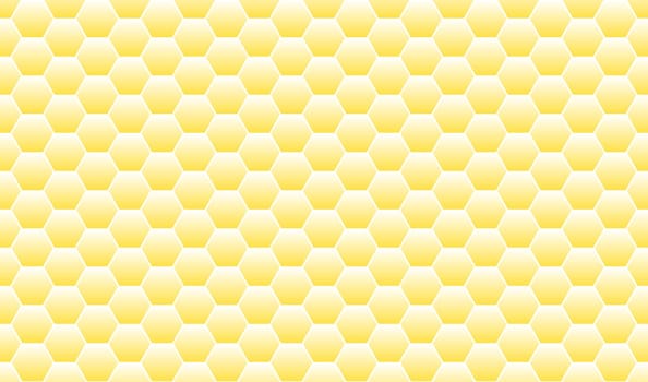 Yellow white honeycomb background texture