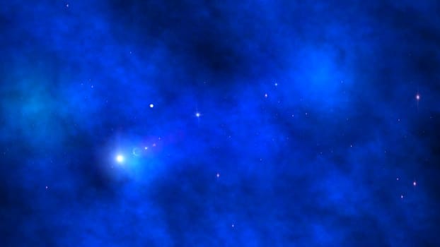 Space Universe With Stars And Galaxies