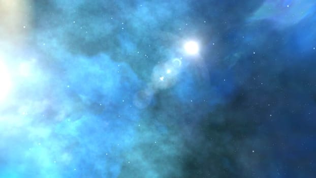 Space Universe With Stars And Galaxies