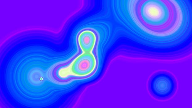 Abstract Cells Metamorphosis 3D illustration