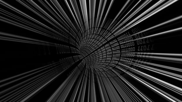 Traveling through a data tunnel