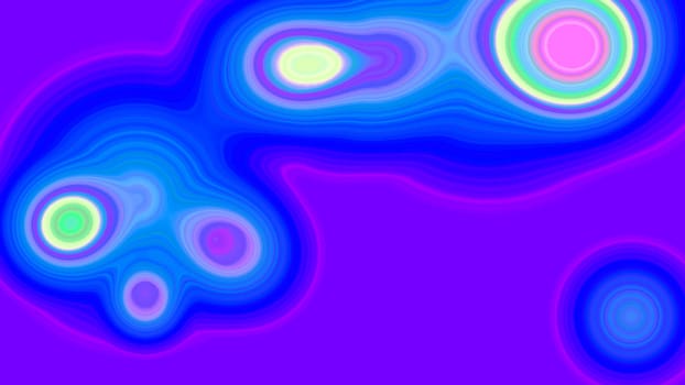 Abstract Cells Metamorphosis 3D illustration