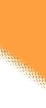 Layout Template: Orange banner with diagonal gradienzt dots
