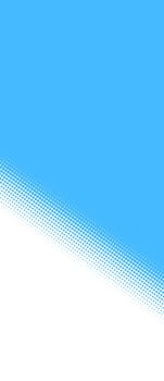 Layout Template: Blue banner with diagonal gradienzt dots