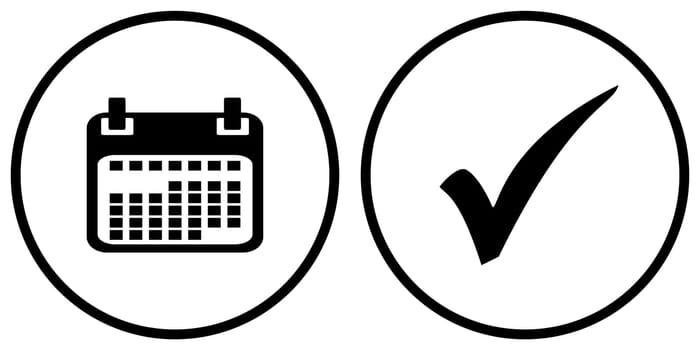Simple buttons: Save the date