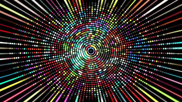 Abstract Background With Colorful  Dots