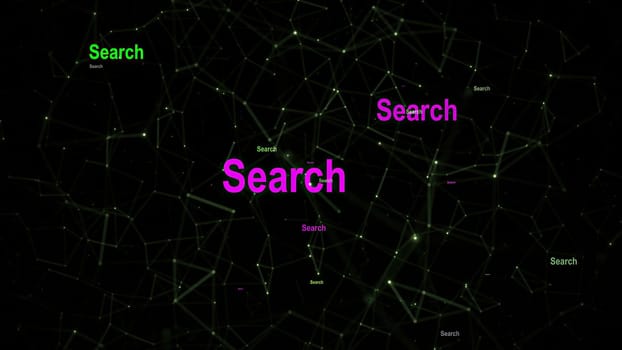 Search text against abstract  background