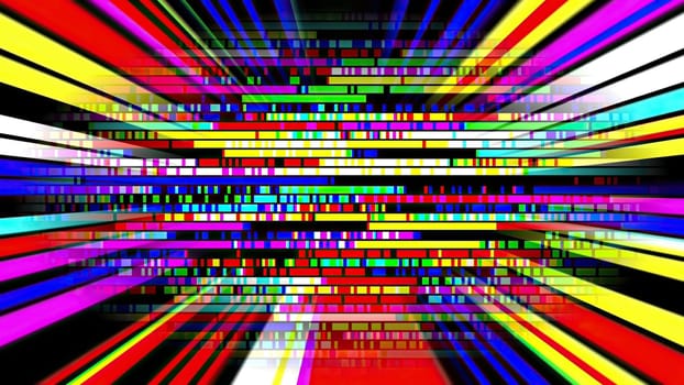 Colorful light rays and pixels,Colorful light rays and pixels