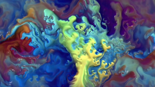 Colorful paint mix with gradient vivid colors,Colorful paint mix with gradient vivid colors