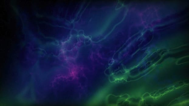 Space Flight Into A Star Field In Galaxy Clouds And Lightning Nebula,Space Flight Into A Star Field In Galaxy Clouds And Lightning Nebula